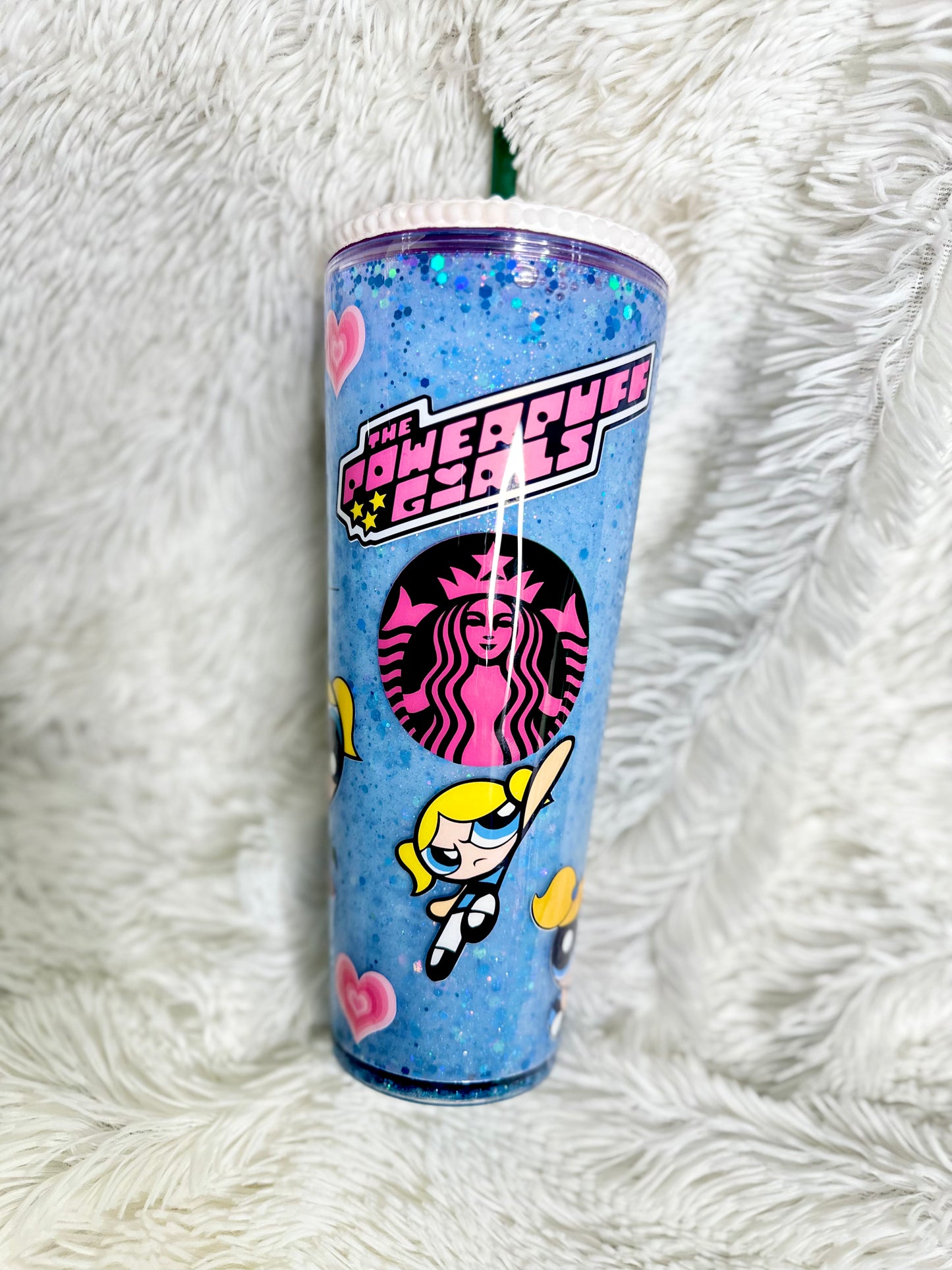 Bubbles powerpuff girl 24oz snowglobe