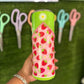Strawberry shortcake zipper tumbler